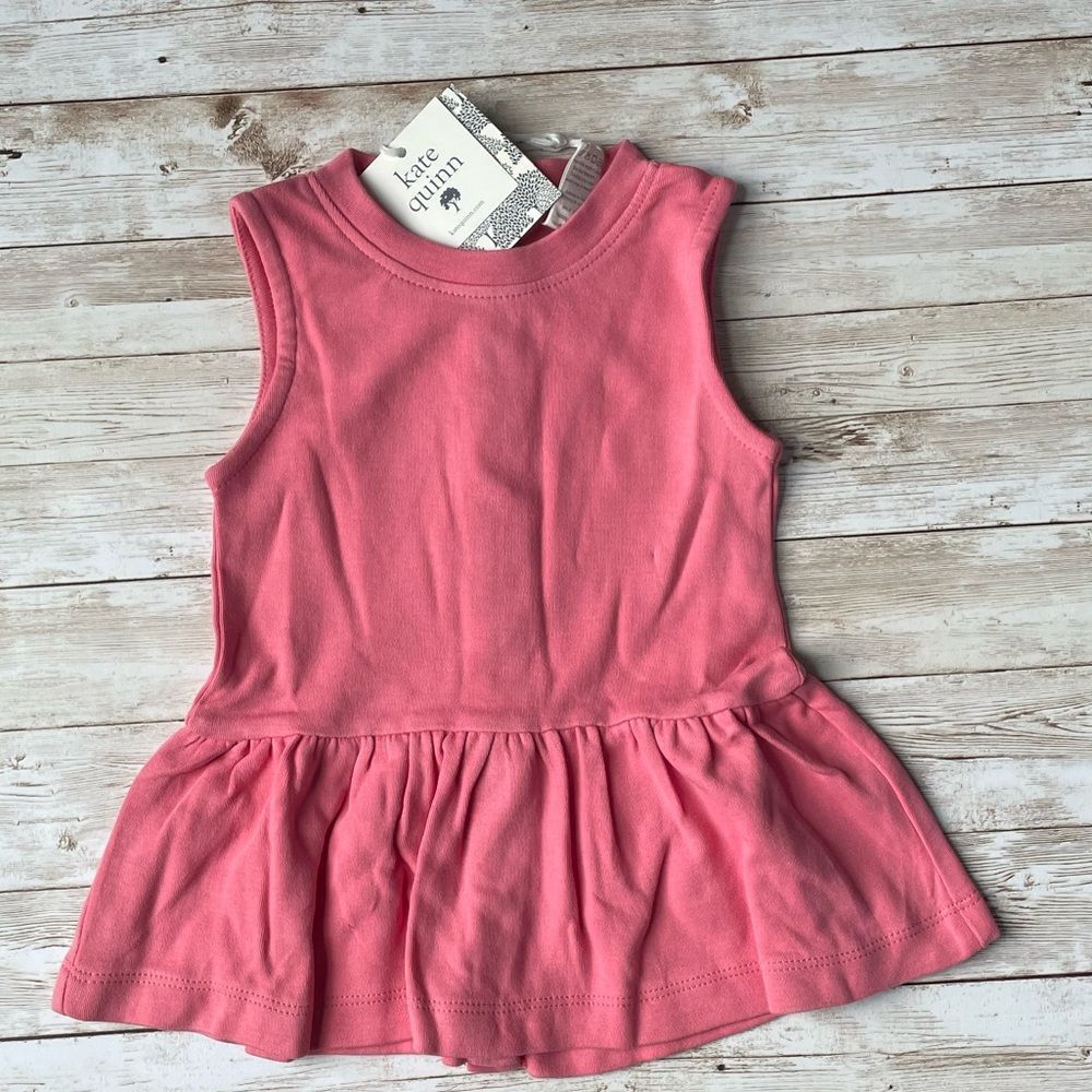 Kate Quinn Pink Button Down Ruffled Top